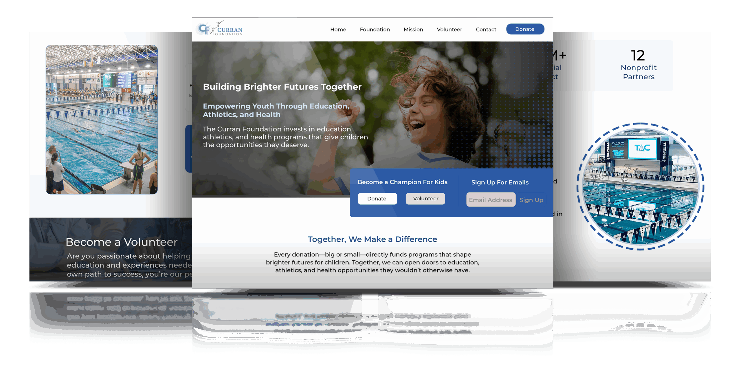 nonprofit website rebuild